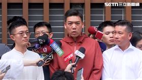 ▲「地動刪瑤」罷免吳思瑤連署送件，召集人賴苡任受訪。（圖／翻攝畫面）