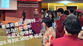 逢甲大學畢典突然停辦，令學生、家長感到錯愕。（圖／網友@jaxxcob_gdc提供）