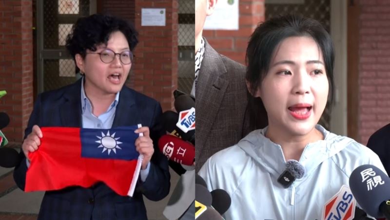 來踢館！吳靜怡孤身一人現身徐巧芯說明會