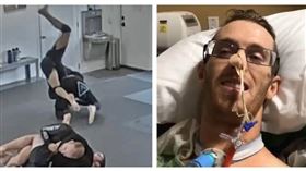 柔術學員慘遭黑帶教練「壓斷頸椎」癱瘓終身界！（圖／翻攝自IG、 Youtube）