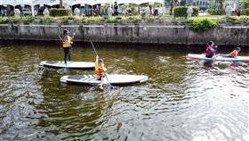 高雄市水中運動協會,高雄,垃圾,家長,早餐,飲料,垃圾桶,教練,愛河,SUP