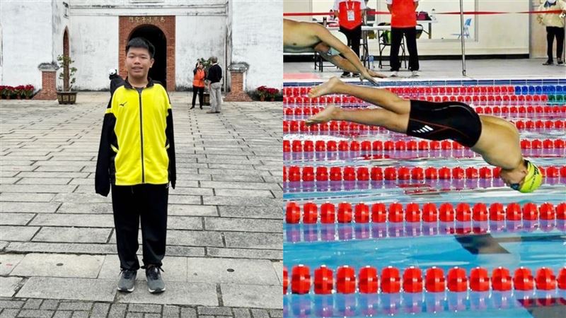 「無手少年」用雙腳拿5金　獲總統教育獎