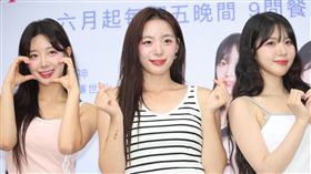 禹洙漢（左起）、河智媛、廉世彬（圖／記者鄭孟晃攝）