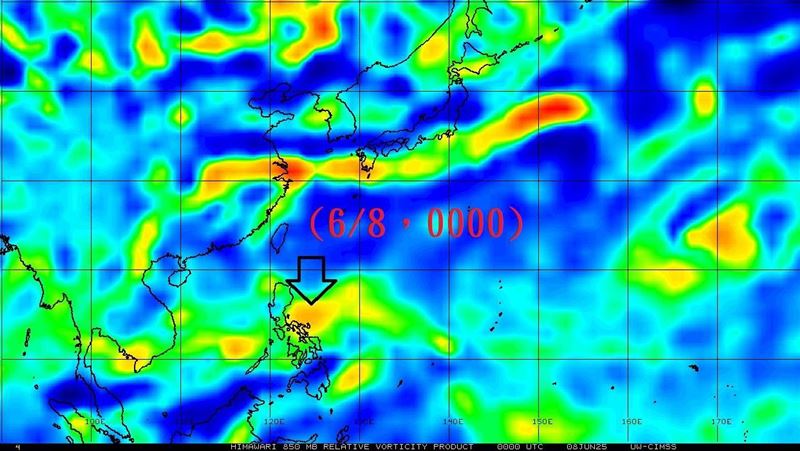 颱風最新動態　鄭明典：出現獨大正渦度區