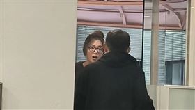 林千又消費店家曝監視器畫面（圖／翻攝Moon Hair Studio臉書）