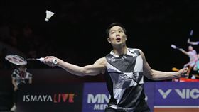 ▲台灣羽球一哥周天成。（圖／美聯社／達志影像）