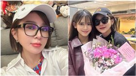 王彩樺、女兒庭庭。（圖／翻攝自臉書）