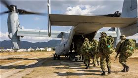 日本自衛隊與美軍聯合實施大規模演習「利劍」登場。（圖／翻攝自U.S. Forces Japan (在日米軍司令部)粉專）