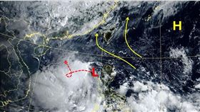 吳聖宇表示，整個季風低壓在南海進一步鞏固加強的趨勢也會越來越明顯，有機會在明天(11日)到週四(13日)之間逐步發展為熱帶性低氣壓或輕度颱風。（圖／翻攝自吳聖宇臉書）