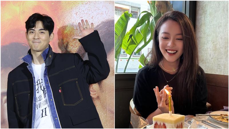 周渝民(左)、喻虹淵夫妻結婚10年,曬恩愛方式很低調。(圖/記者鄭孟晃攝影、翻攝自IG)