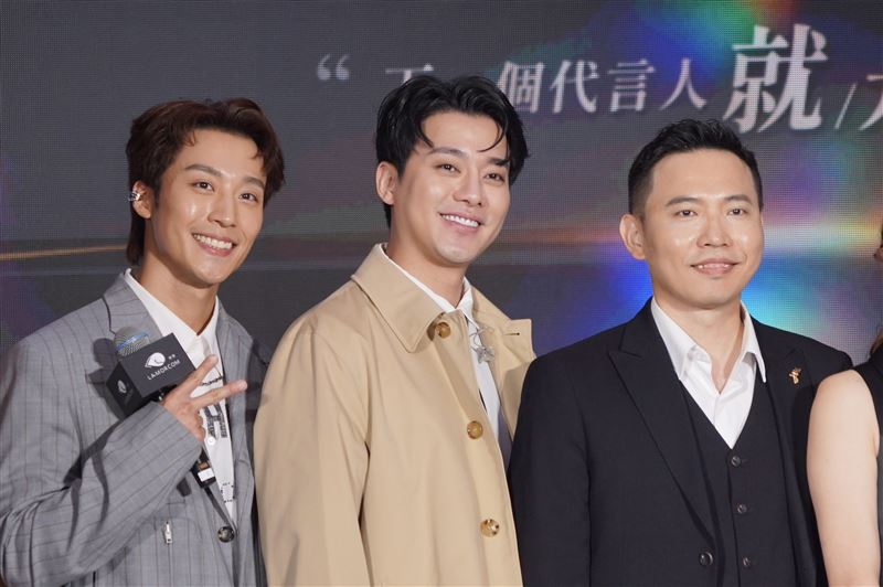 卞慶華（左起）與結束婚姻的李唯楓（圖／記者趙于瑩攝）