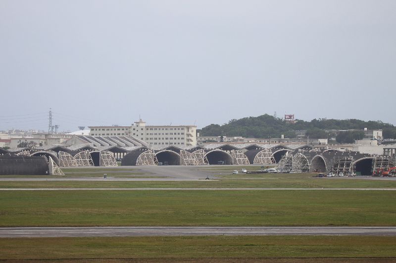 圖為嘉手納基地資料照。(圖/中央社)