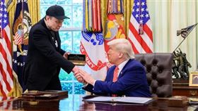 ▲「雙鱷互咬」夏學理教授預言成真，川普馬斯克的權力遊戲與「鱷魚哲學」的反噬。（圖／翻攝自THE WHITE HOUSE網站） 