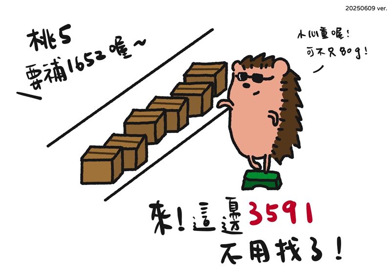  罷免呂玉玲團隊交出3591份補件連署,並用活潑可愛的插畫圖向外界宣告。(圖/翻攝自桃汰廢呂threads)