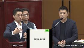 ▲王閔生批評，公館圓環拆除工程資料要不到，市府也沒和民眾溝通（圖／翻攝自台北市議會YT）