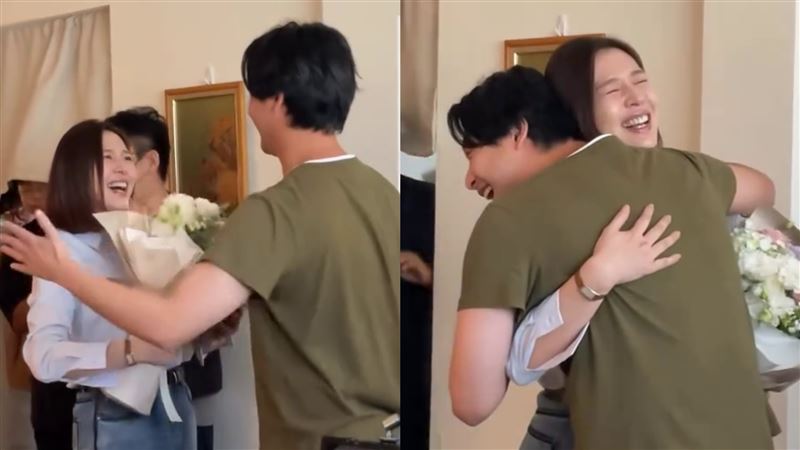 連晨翔驚喜送花劉品言 眾人嗨喊:嫁給他