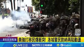 ▲夏學理教授預言成真！川普移民鐵腕引爆洛杉磯街頭烽煙，遍地開花警訊已現。（圖／翻攝畫面）