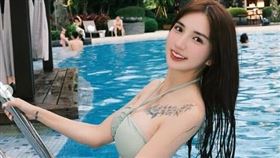 樂天女孩被列「富商獵豔名單」　她急喊不認識：有就不用跳到膝蓋受傷。樂天女孩Dora（洪葳）