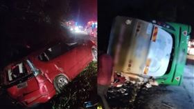 馬來西亞,霹靂州,車禍,警方,大學生,巴士,追撞,休旅車（圖／翻攝自X）