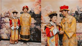 YouTuber荒姨曬古裝照，宣布姨和老公領證結婚。（圖／翻攝自IG @hhhuangyiii）