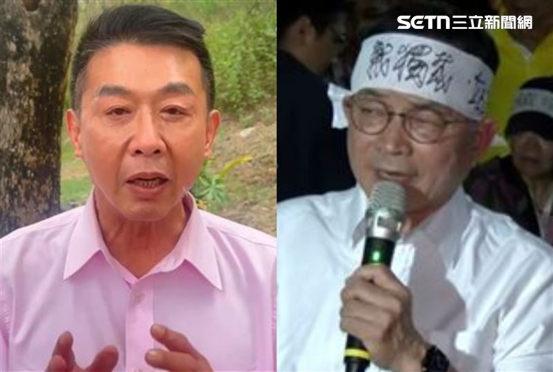  許智傑(左)10日向跟賴士葆(右)道歉。(合成圖/翻攝畫面)