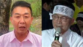 ▲許智傑（左）10日向跟賴士葆（右）道歉。（合成圖／翻攝畫面）