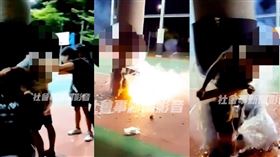 嘉義縣,台南,少年,鞭炮,友人,學生,壽星,體育場,柱子,虎爺▲圖片描述。（圖／翻攝自社會是新聞影音）