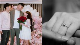 王齊麟與十元今天登記結婚了。（圖／翻攝自臉書）