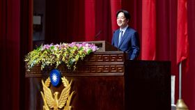 賴清德總統今(10）日出席「臺灣警察專科學校專科警員班42期正期學生組畢業典禮」。（圖／總統府提供)