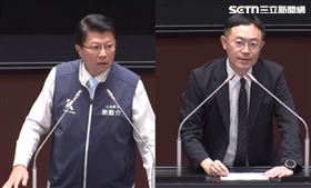 ▲李坤城狠酸謝龍介質詢率。（圖／翻攝畫面）