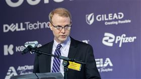 台灣美國商會DEIA論壇（1）台灣美國商會2024 DEIA論壇18日上午在台北晶華酒店舉行，美國商會理事長席佛（Dan Silver）（圖）在開幕致詞中強調對DEIA倡議的承諾。中央社記者吳家昇攝  113年4月18日