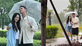 陳喬恩（左）合體阮經天（右）掀網回憶。（圖／翻攝自微博）