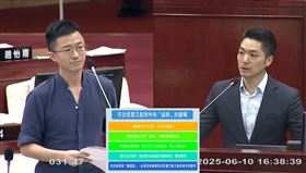 ▲侯漢廷稱，蔣萬安可立法在台北市針對特定案件實施鞭刑，以反抗中央（圖／翻攝自台北市議會YT）