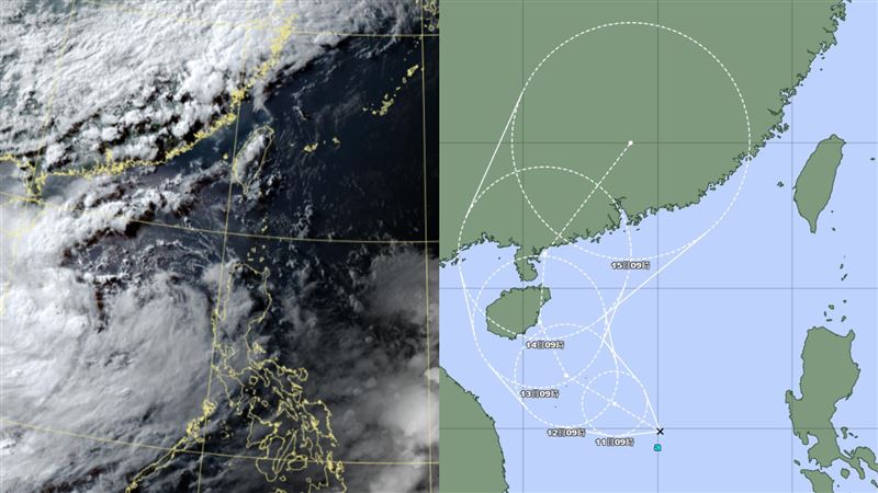 「蝴蝶」路徑大角度橫掃　對台影響一次看