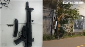 新北市,新店區,警方,都更案,衝鋒槍,BB槍,恐嚇,示威▲圖片描述。（圖／翻攝畫面）