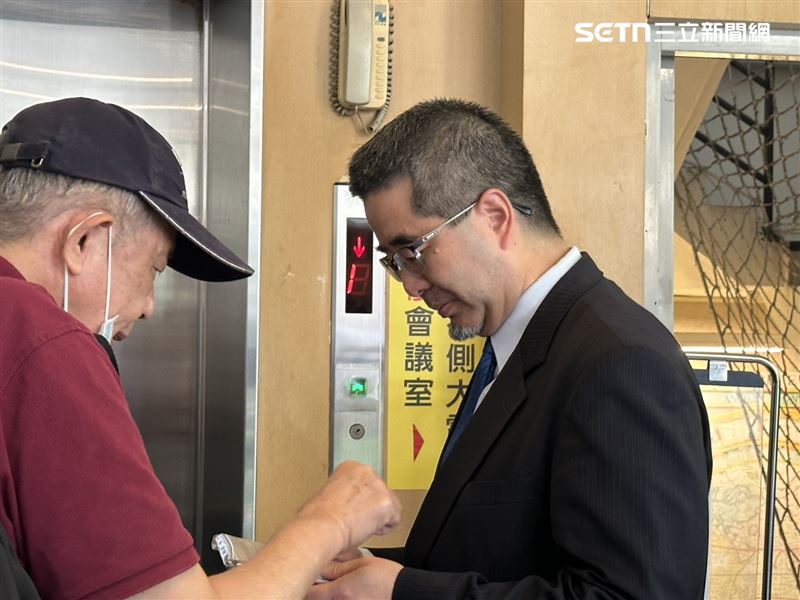 傳出中國方面以「商談馬習三會」作為誘因,力邀馬英九訪中,蕭旭岑駁斥稱假消息。(圖/記者詹宜庭攝影)