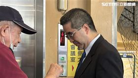 ▲蕭旭岑受訪。（圖／記者詹宜庭攝影）