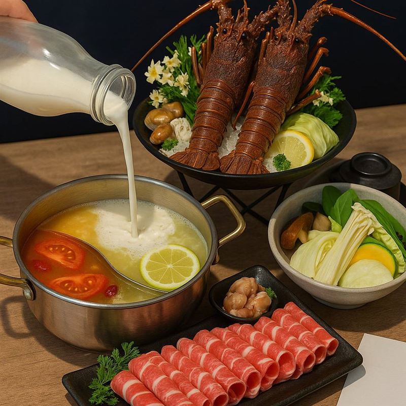 6/11-6/30期間，全台加入深紅會員，指定套餐龍蝦買一送一。（圖／業者提供）