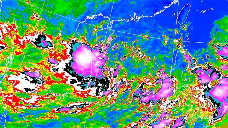 輕颱蝴蝶生成　氣象署：今晚大雨襲2地