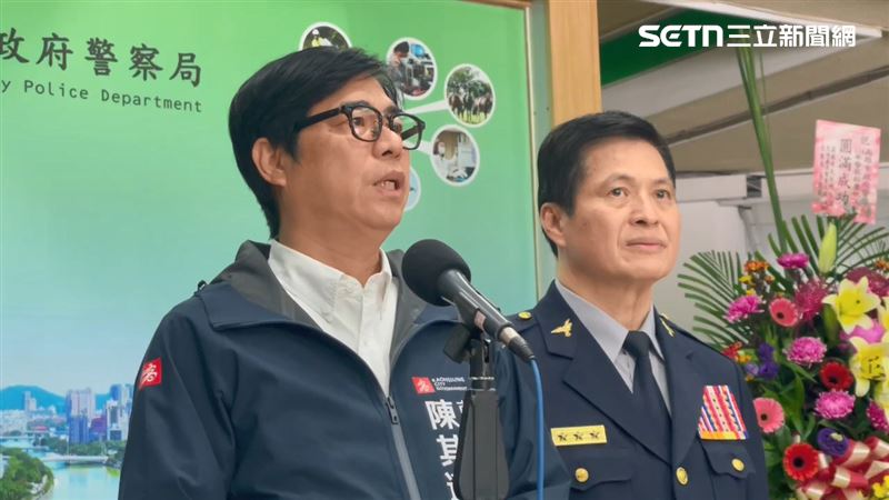有戴眼鏡的陳其邁好認多了。(圖/記者洪正達攝影)