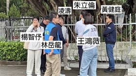 林亮君貼林岳龍照片：王鴻薇竟帶共諜抗議司法？（圖／翻攝自林亮君臉書）