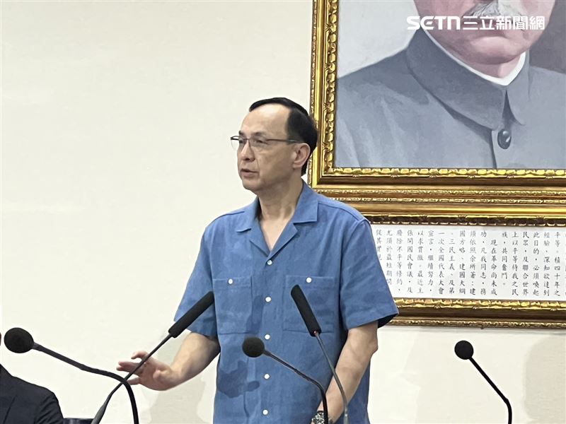 &nbsp;朱立倫11日宣布國民黨「愛國者行動」。（圖／記者蘇晏男攝影）