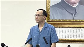 ▲0611國民黨中常會黨主席朱立倫致詞。（圖／記者蘇晏男攝影）