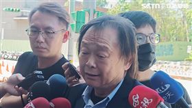 ▲王世堅中常會前受訪。（圖／記者盧素梅攝影）