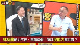 ▲范世平分析，林岳龍多半是在赴中教書時被滲透，回台後的表現與其他藍委幕僚的描述恐有出入。（圖／94要客訴）