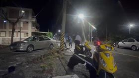 花蓮,地震,台東,電桿,中央氣象署。（圖／翻攝畫面）　