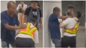 醉漢倒松山車站月台　站務員關切反被揍！右眼慘瘀青