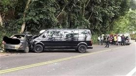 車禍事故現場情形。（圖／翻攝畫面）