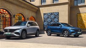 ▲賓士全新年式純電車型EQA與EQB顯著提升電池性能與續航里程。（Mercedes-Benz提供）