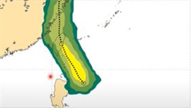蝴蝶颱風 TD02路徑 （圖／翻攝自賈新興YouTube頻道）